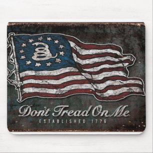 Tapis De Souris Drapeau de Gadsden - liberté ou mort