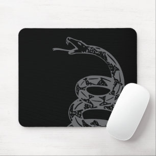 Tapis De Souris Drapeau de Gadsden Ne Marchez pas sur Moi Gris