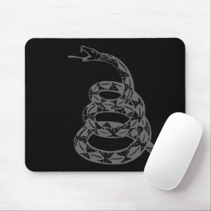Tapis De Souris Drapeau de Gadsden Ne Marchez pas sur Moi Gris