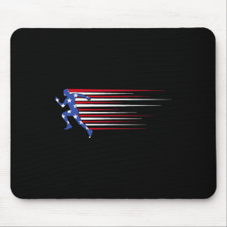 Tapis De Souris Drapeau de gorille ‘merica Lunettes de soleil drôl