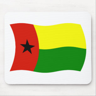 Tapis de souris Drapeau de Guinée-Bissau