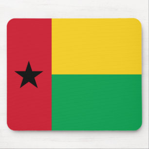 Tapis De Souris Drapeau de Guinée-Bissau Mousepad