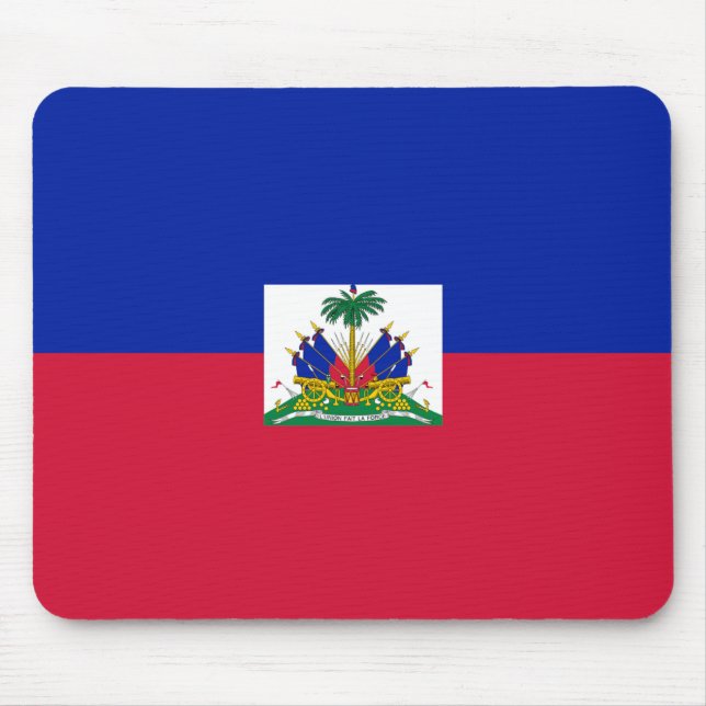 Tapis De Souris Drapeau de Hatian (Devant)