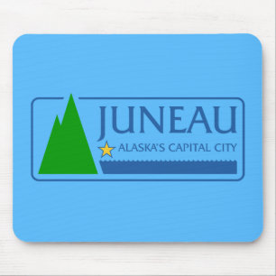 Tapis De Souris Drapeau de Juneau, Alaska Souris Pad