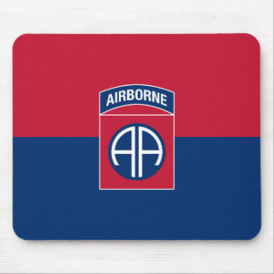 Tapis De Souris Drapeau de la 82e division aéroportée vétéran mili