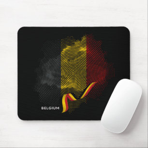 Tapis De Souris Drapeau de la Belgique