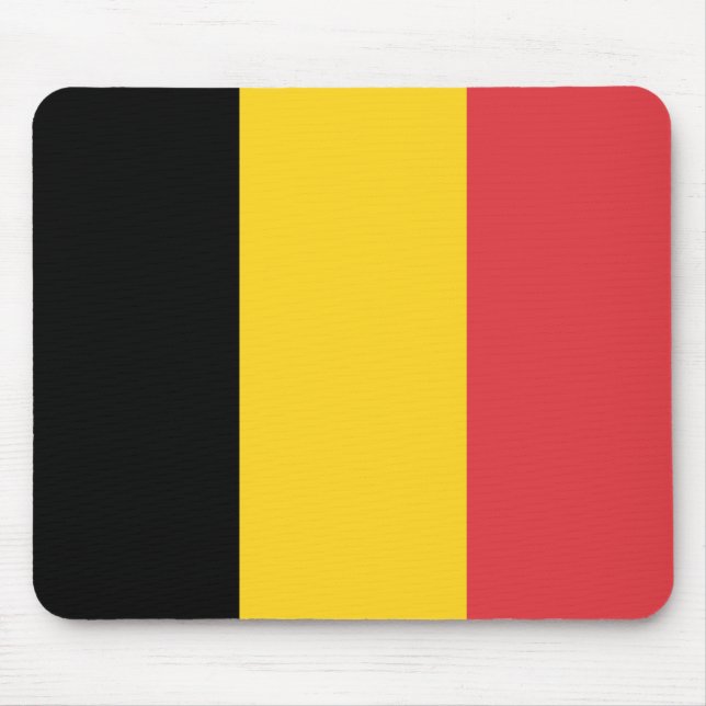 Tapis De Souris Drapeau de la Belgique (Devant)