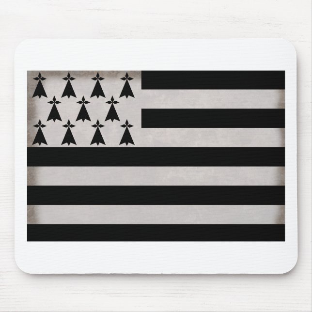 Tapis De Souris Drapeau de la Bretagne (Devant)