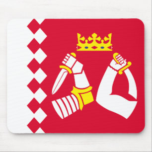 Tapis De Souris Drapeau de la Carélie du Nord