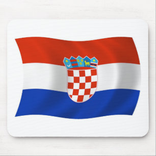 Tapis de souris Drapeau de la Croatie