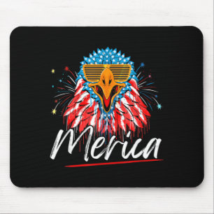 Tapis De Souris Drapeau de la fête de l'Indépendance du 4 juillet