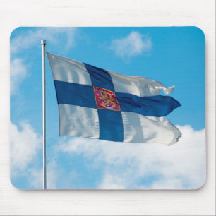 Tapis De Souris Drapeau de la Finlande