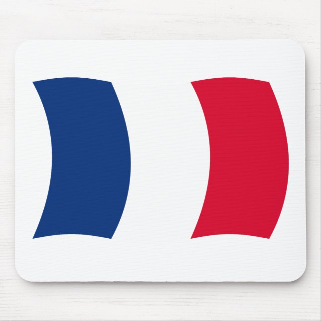 Tapis de souris Drapeau de la France (Devant)