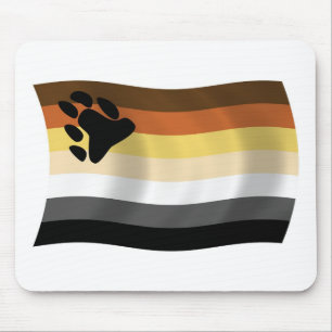 Tapis de souris Drapeau de la Fraternité de l'Ours