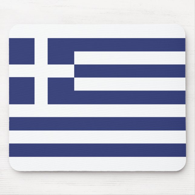 Tapis De Souris Drapeau de la Grèce (Devant)