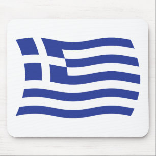 Tapis de souris Drapeau de la Grèce