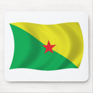 Tapis de souris Drapeau de la Guyane française