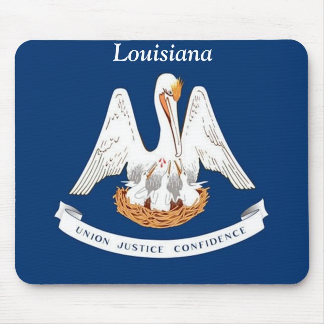 Tapis De Souris Drapeau de la Louisiane (Devant)