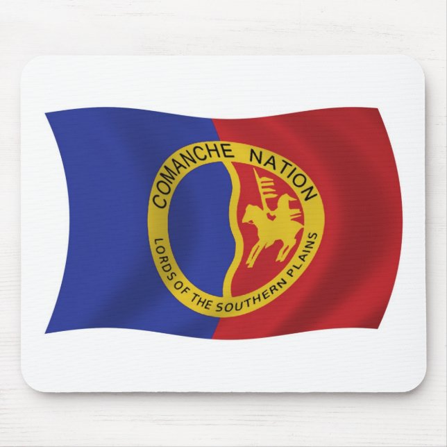 Tapis De Souris Drapeau de la nation Comanche Mousepad (Devant)