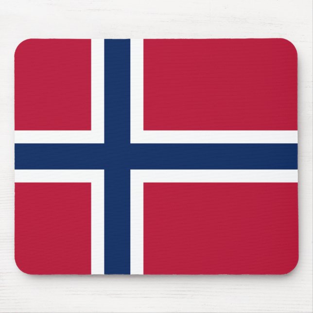 Tapis De Souris Drapeau de la Norvège (Devant)