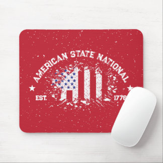 Tapis De Souris Drapeau de la paix national de l'État américain Sp
