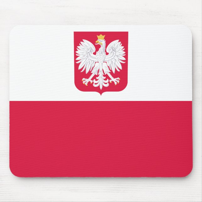 Tapis De Souris Drapeau de la Pologne (Devant)