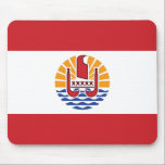 Tapis De Souris Drapeau de la Polynésie française<br><div class="desc">Drapeau patriotique de la Polynésie française.</div>