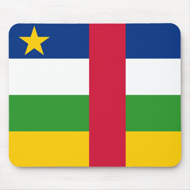 Tapis De Souris Drapeau de la République centrafricaine (Devant)