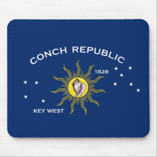 Tapis De Souris Drapeau de la République de Conch, Drapeau de Key