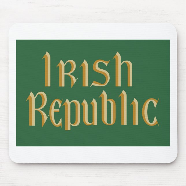 Tapis De Souris Drapeau de la République d'Irlande (Devant)