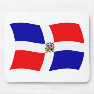 Tapis de souris Drapeau de la République dominicai