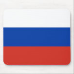 Tapis De Souris Drapeau de la Russie<br><div class="desc">Drapeau patriotique de la Russie.</div>