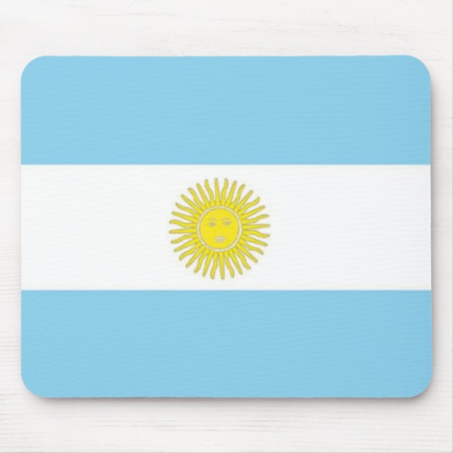 Tapis De Souris Drapeau de la souris argentine (Devant)