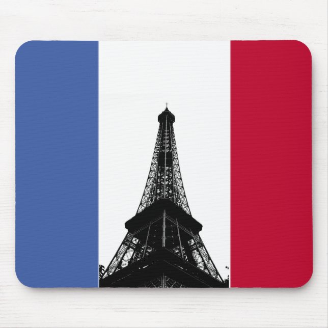 Tapis De Souris Drapeau de la souris France (Devant)