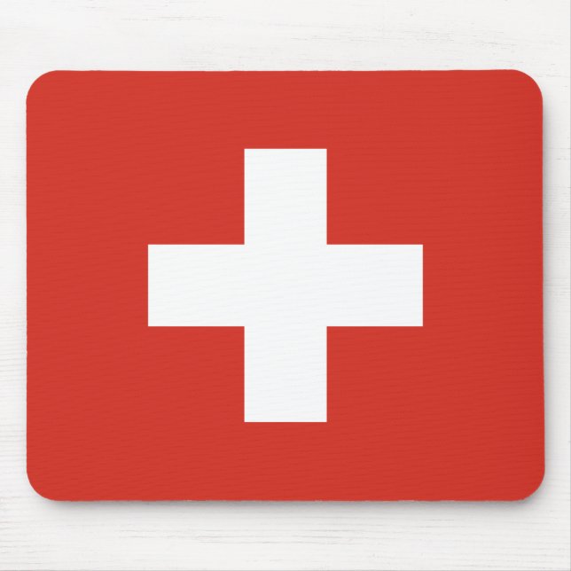 Tapis De Souris Drapeau de la Suisse (Devant)