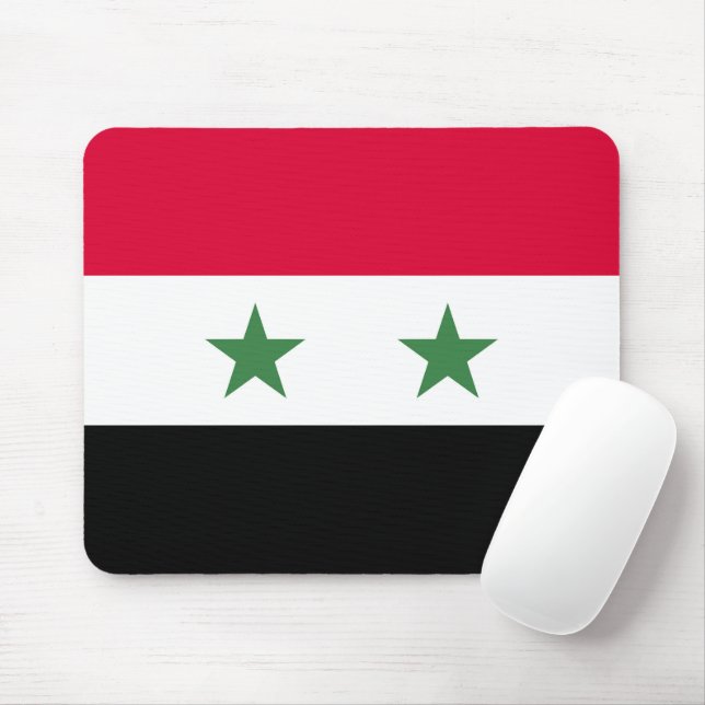 Tapis De Souris Drapeau de la Syrie (Avec souris)