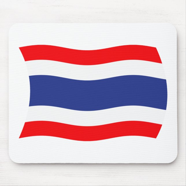 Tapis de souris Drapeau de la Thaïlande (Devant)
