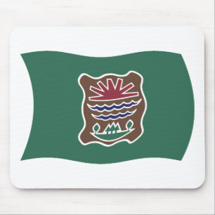 Tapis De Souris Drapeau de la tribu Abenaki Mousepad