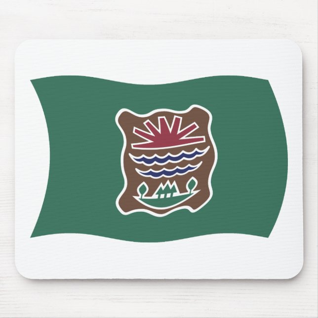 Tapis De Souris Drapeau de la tribu Abenaki Mousepad (Devant)