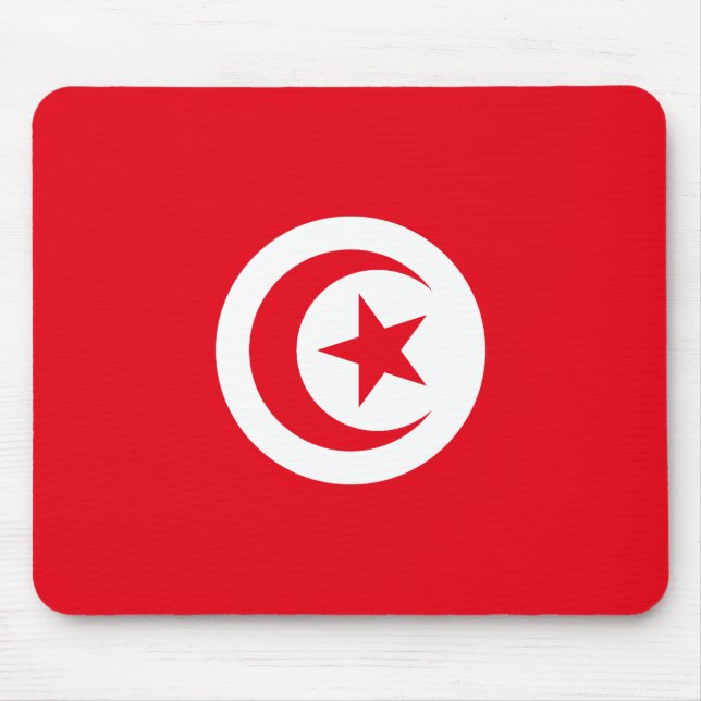 Tapis De Souris Drapeau de la Tunisie (Devant)