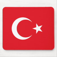Drapeau de la Turquie Mousepad
