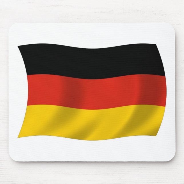 Tapis de souris Drapeau de l'Allemagne (Devant)