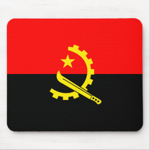 Tapis De Souris drapeau de l'angola mousepad