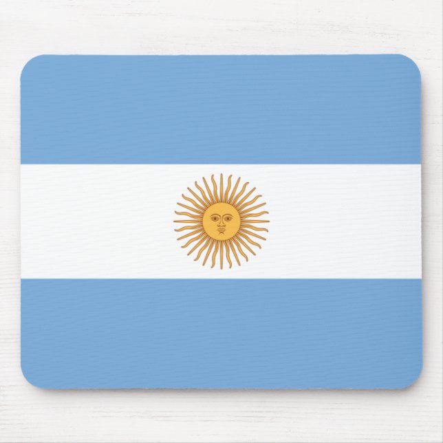 Tapis De Souris Drapeau de l'Argentine (Devant)