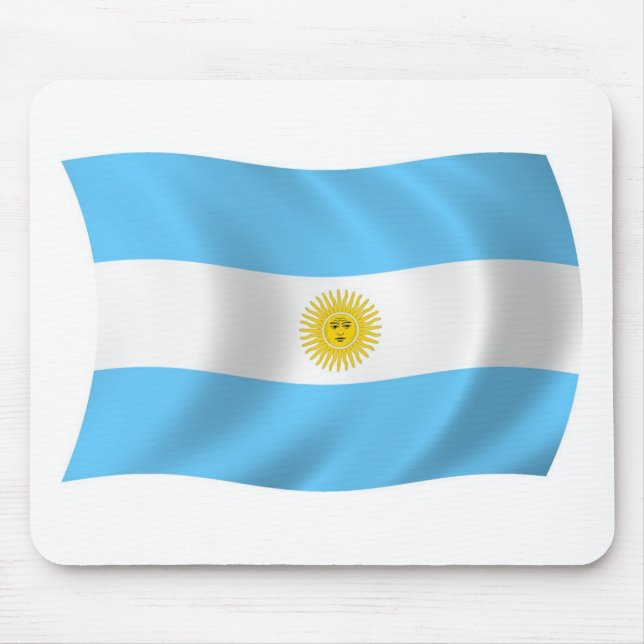 Tapis de souris Drapeau de l'Argentine (Devant)