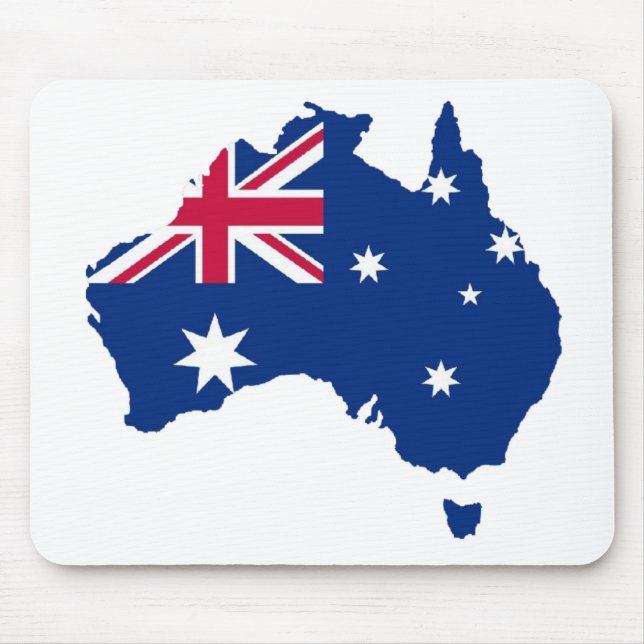 Tapis De Souris Drapeau de l'Australie Style Design (Devant)