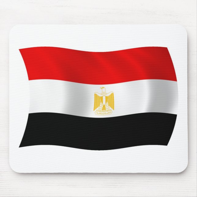 Tapis de souris Drapeau de l'Égypte (Devant)