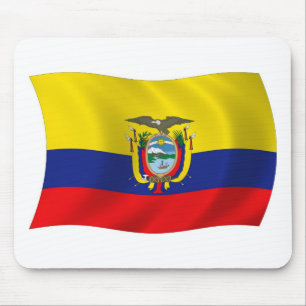 Tapis de souris Drapeau de l'Équateur