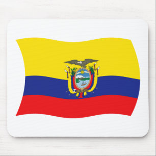 Tapis de souris Drapeau de l'Équateur