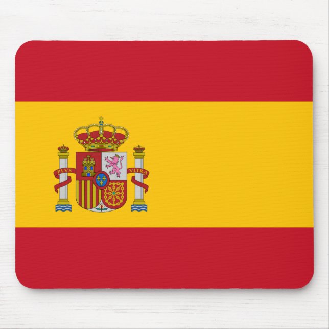 Tapis De Souris Drapeau de l'Espagne (Devant)